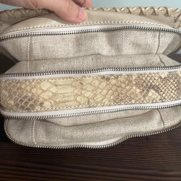 Sam Edelman expansion python snakeskin crossbody studded bag, GUC - Picture 8 of 8